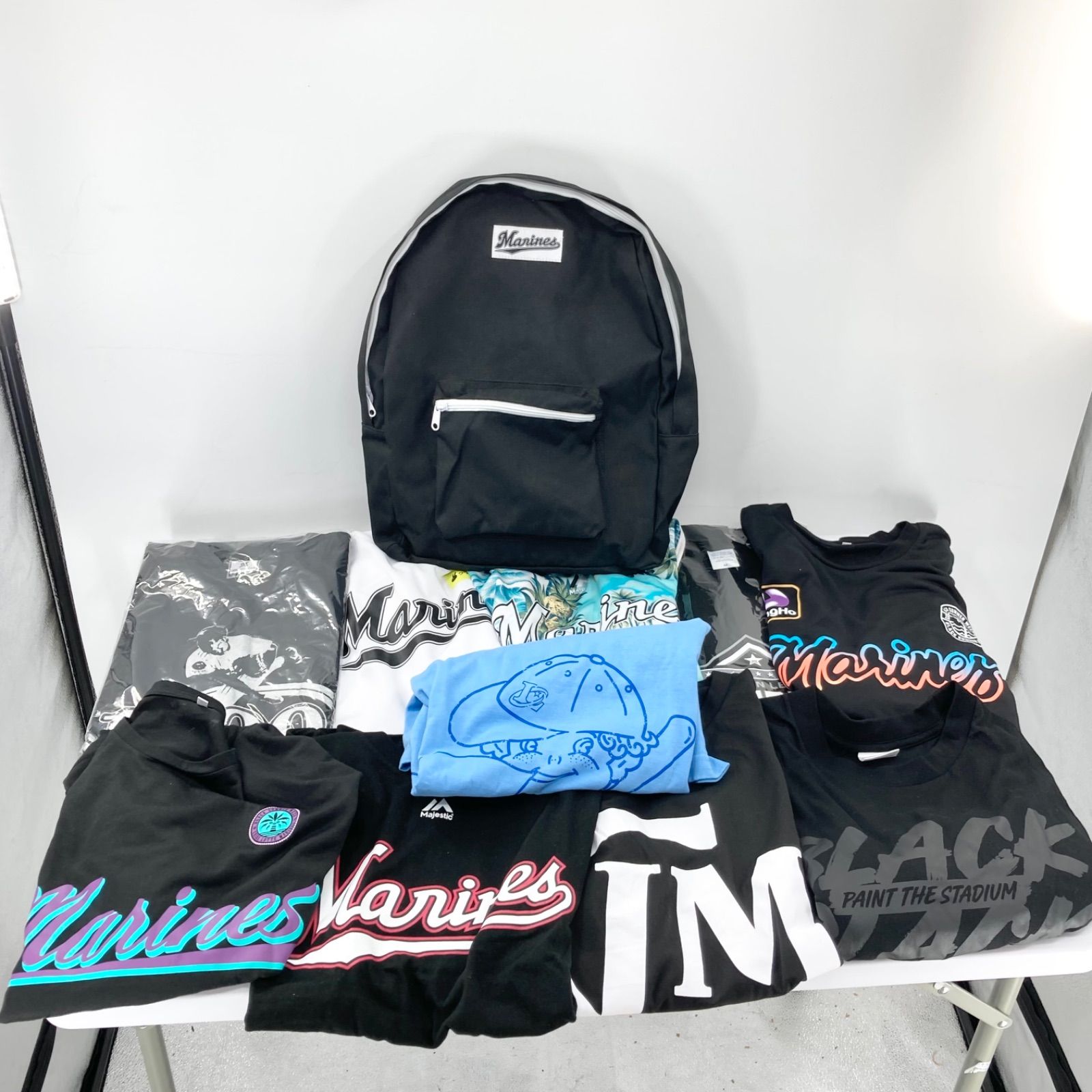 混在 千葉ロッテマリーンズ Tシャツ リュック 帽子 グッズ セット