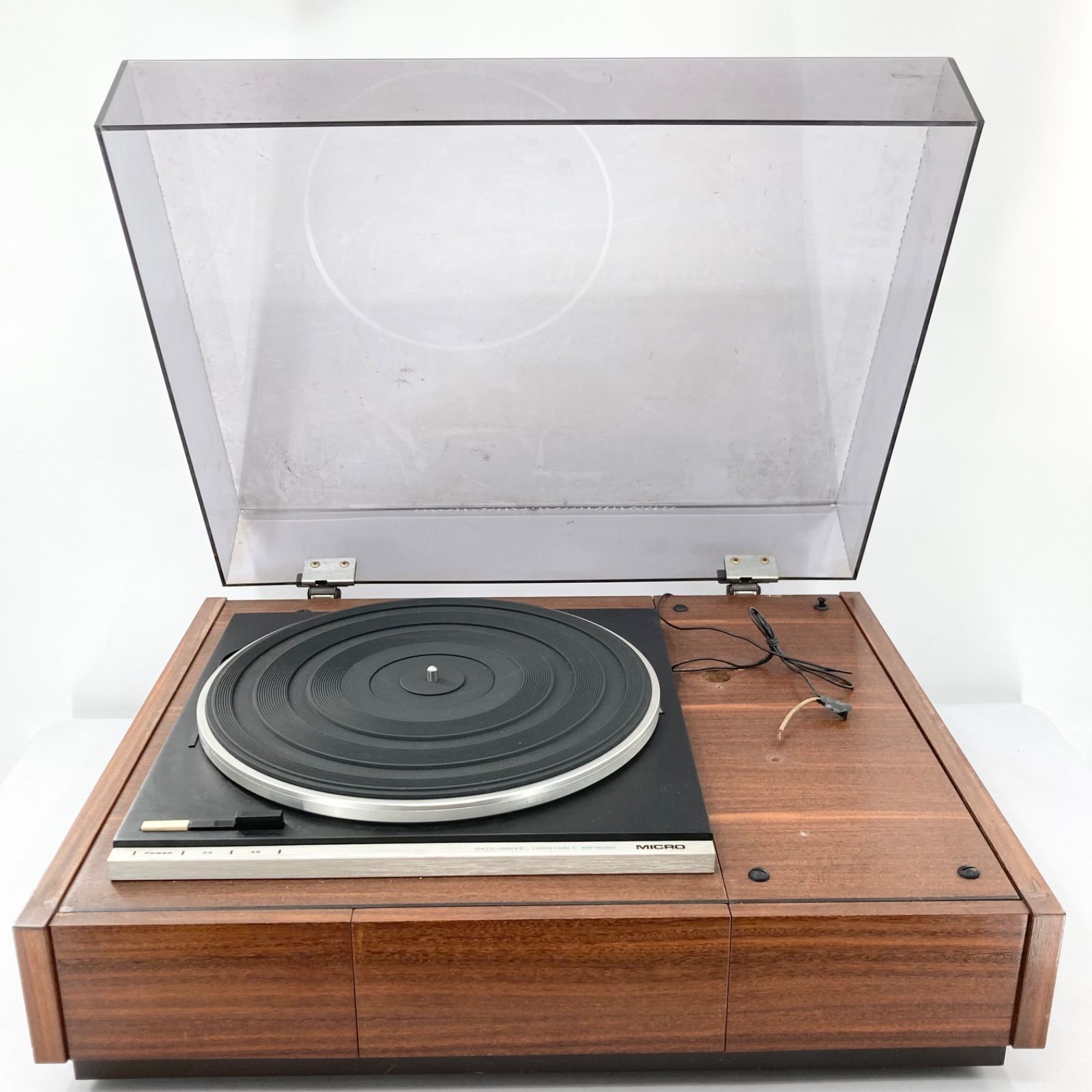 MICRO マイクロ MR-606U レコードプレーヤー アームレス 本体のみ