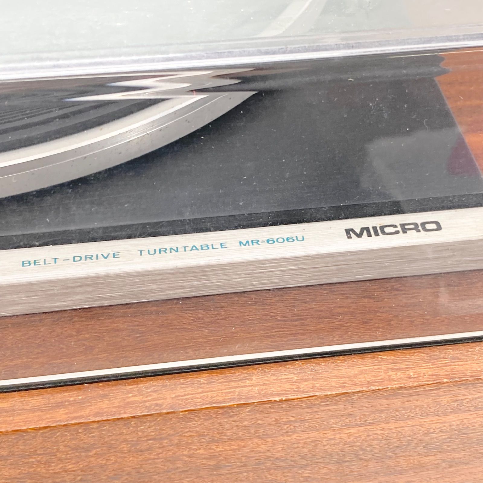 MICRO マイクロ MR-606U レコードプレーヤー アームレス 本体のみ