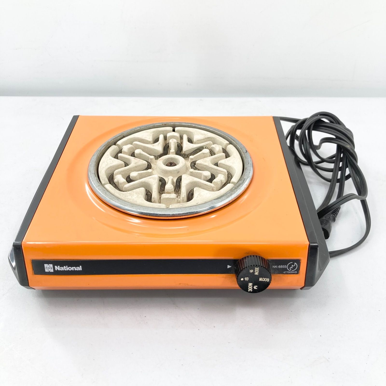 ナショナル　NK-684 コンロNational 電気調理器具 600W National ナショナル NK-685S 電気コンロ 昭和レトロ 卓上コンロ 600W