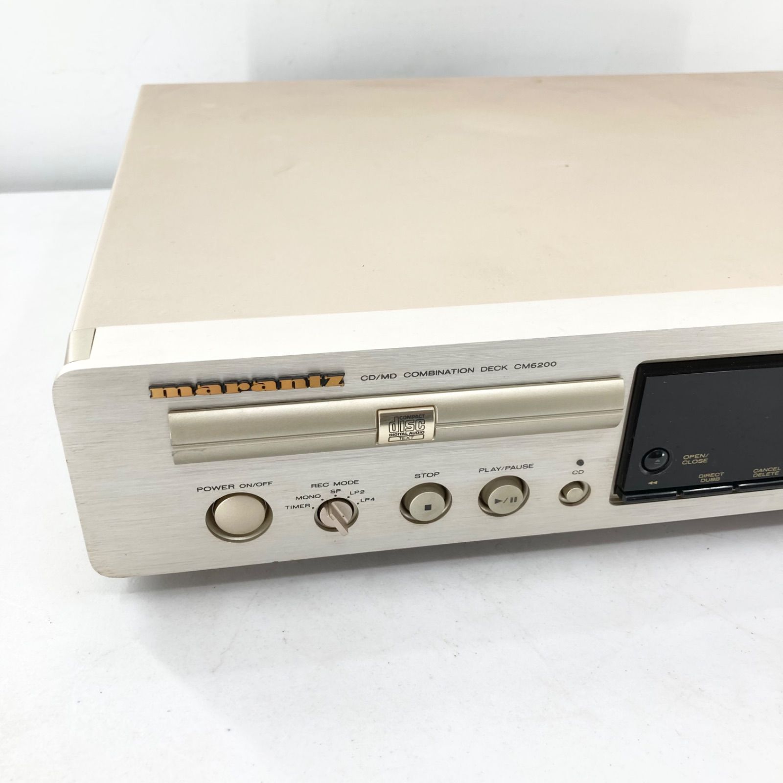 Marantz マランツ CM6200 CD MD コンビデッキ 通電OK リモコン付 一部