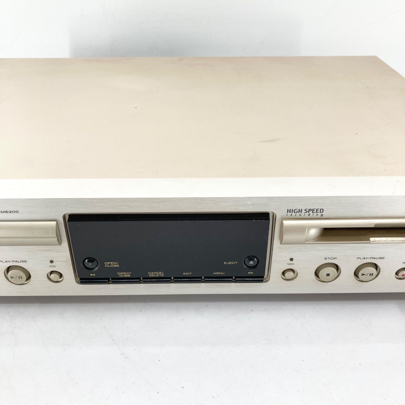 Marantz マランツ CM6200 CD MD コンビデッキ 通電OK リモコン付 一部