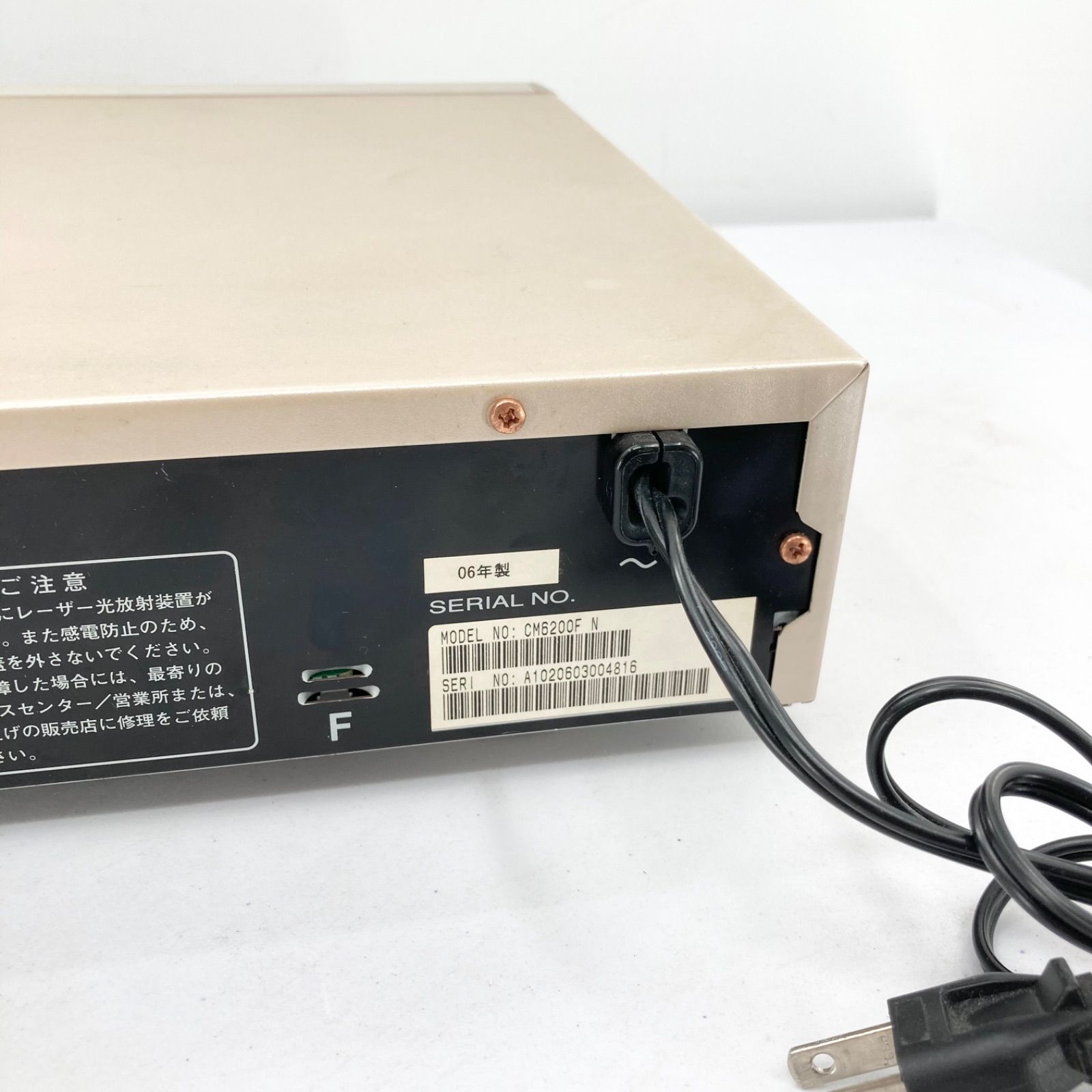 Marantz マランツ CM6200 CD MD コンビデッキ 通電OK リモコン付 一部