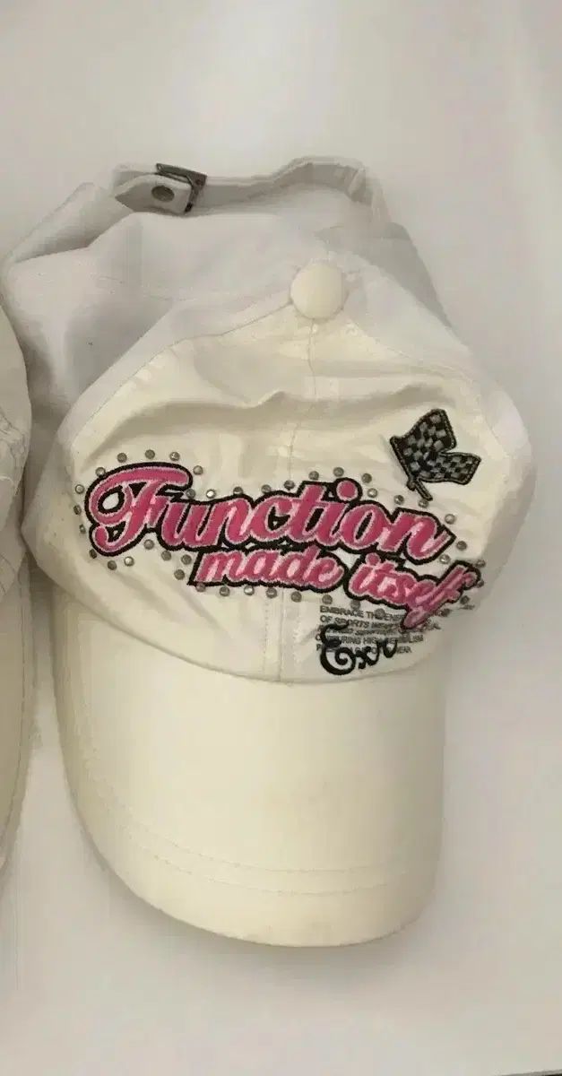 ヴィンテージ ベースボールキャップ 帽子 白 ホワイト アイボリー Y2K