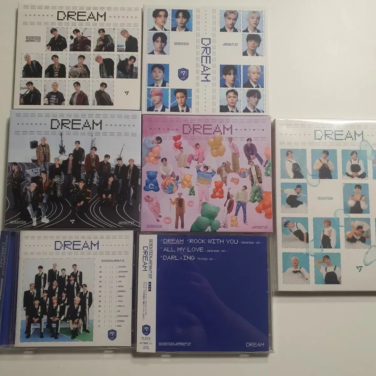 SEVENTEEN DREAM ドリーム 開封アルバム 日本EP まとめ (+特典