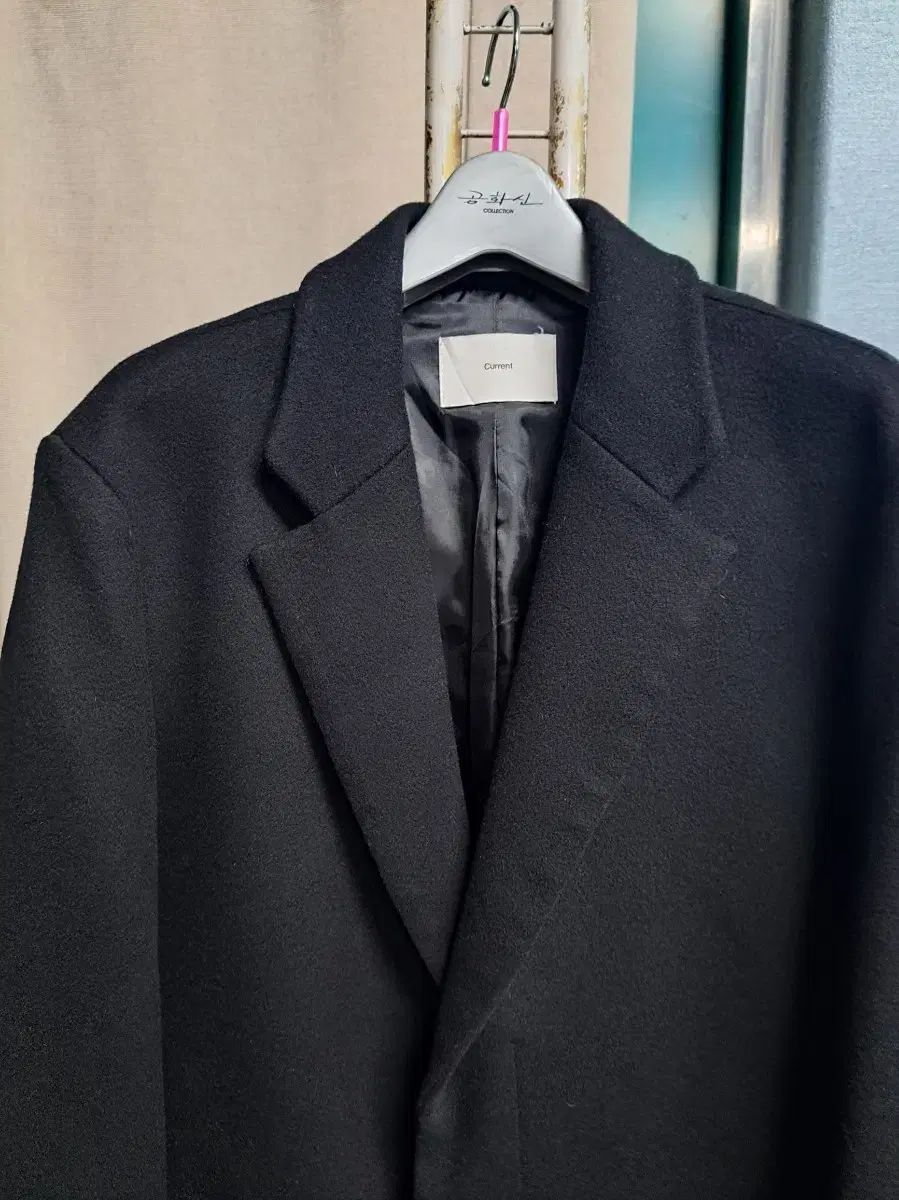 Current ルーズフィット ロング コート ユニセックス