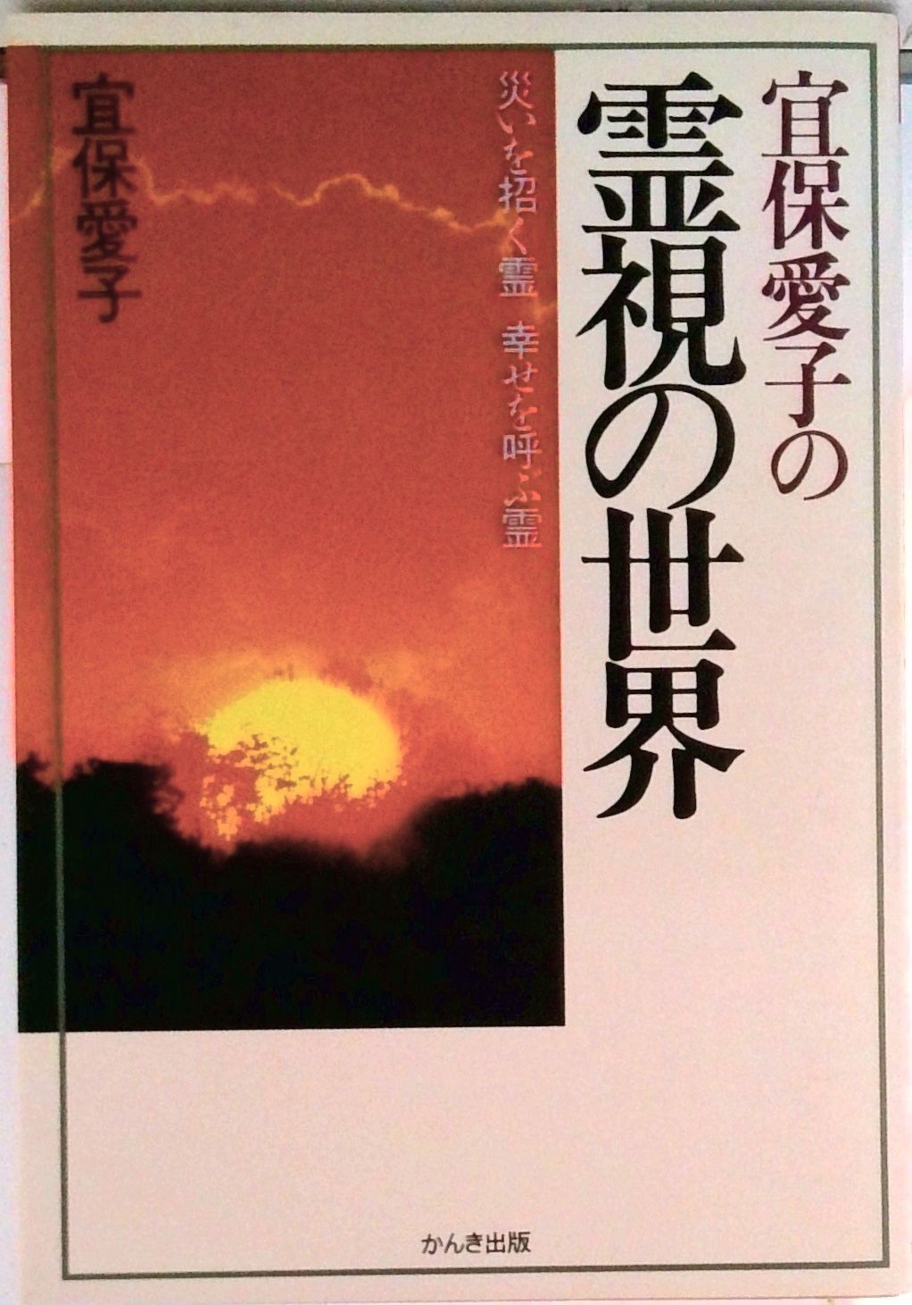 宜保愛子の霊視の世界 災いを招く霊幸せを呼ぶ霊/かんき出版/宜保愛子