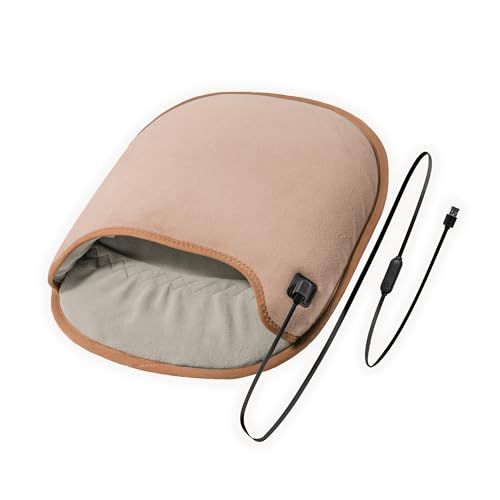 フットウォーマー 足温器 usb給電 速暖 グラフェン 3段階温度調節 電気足温器 軽量 省エネ 足元ヒーター 電気フットウォーマー ホットマット 足元 あったかグッズ 冷え症対策 ブラウン