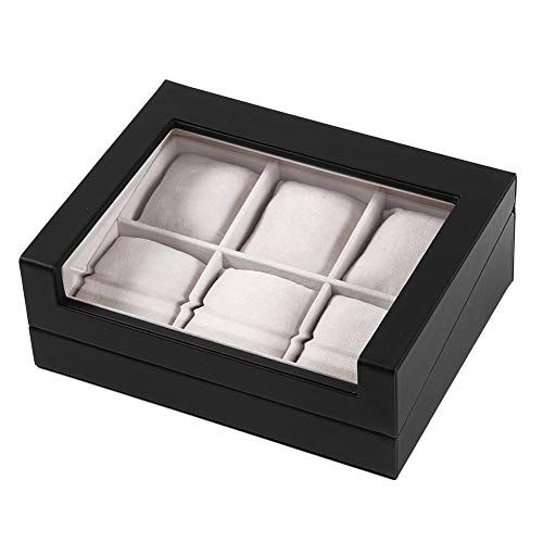 IGIMI イギミ 腕時計収納 ウォッチボックス ケース 黒合皮 6本収納 窓付き IG ZERO 62 A 1 正規輸入品