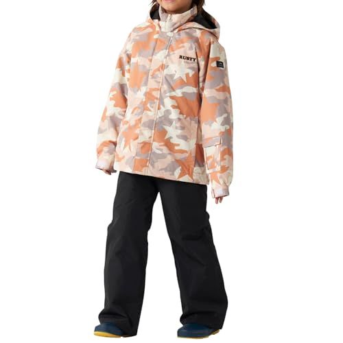 ラスティ スキーウェア迷彩柄 スノーウェア上下セット 943800ユニセックス子供e