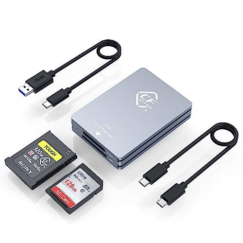 CFexpress Type A SD USB 3.2 Gen 2 カードリーダー OTG対応 高速転送 iPhone 17 16 15 Pro Max MacBook Aire