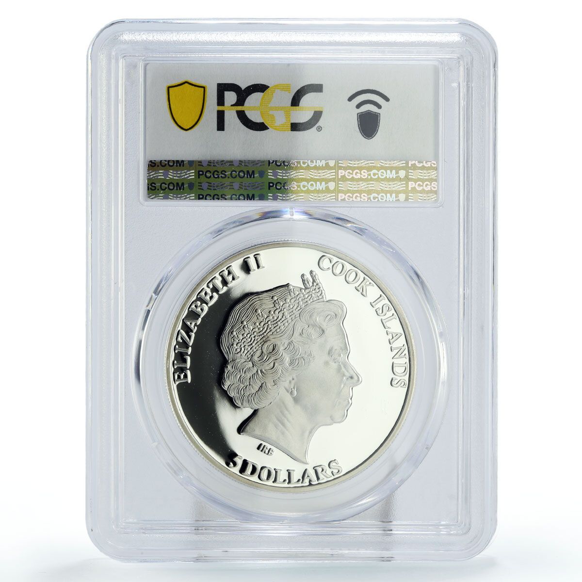 クック諸島 5ドル クリスマス サンタクロース PR68 PCGS 銀貨 2013年