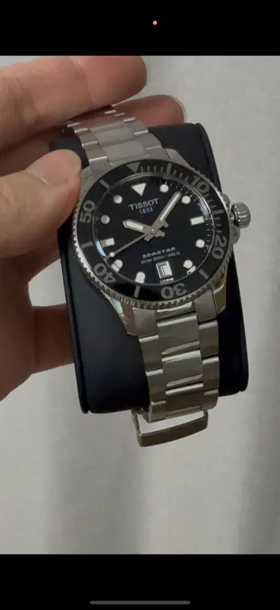 ティソ シスター 1000 36mm 黒文字盤