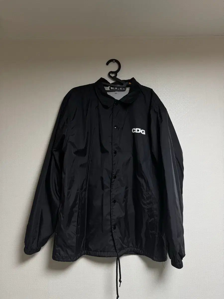 COMME des GARCONS CDG ブラック コーチ ジャケット Lサイズ - メルカリ