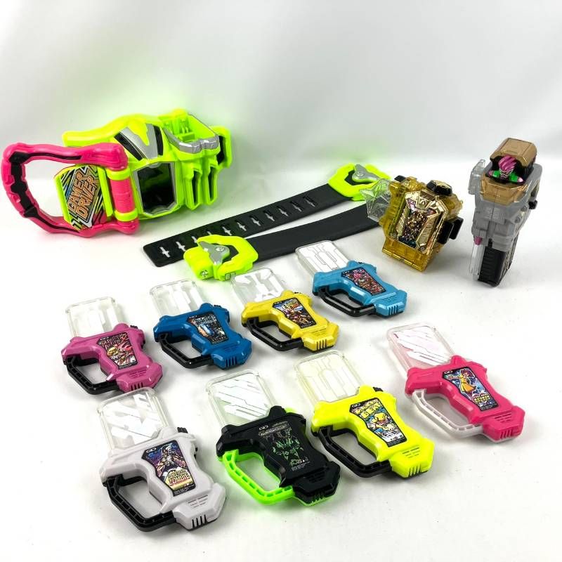 BANDAI バンダイ 仮面ライダーエグゼイド EX AID ゲーマドライバー＆ガシャット＆ハイパームテキセット