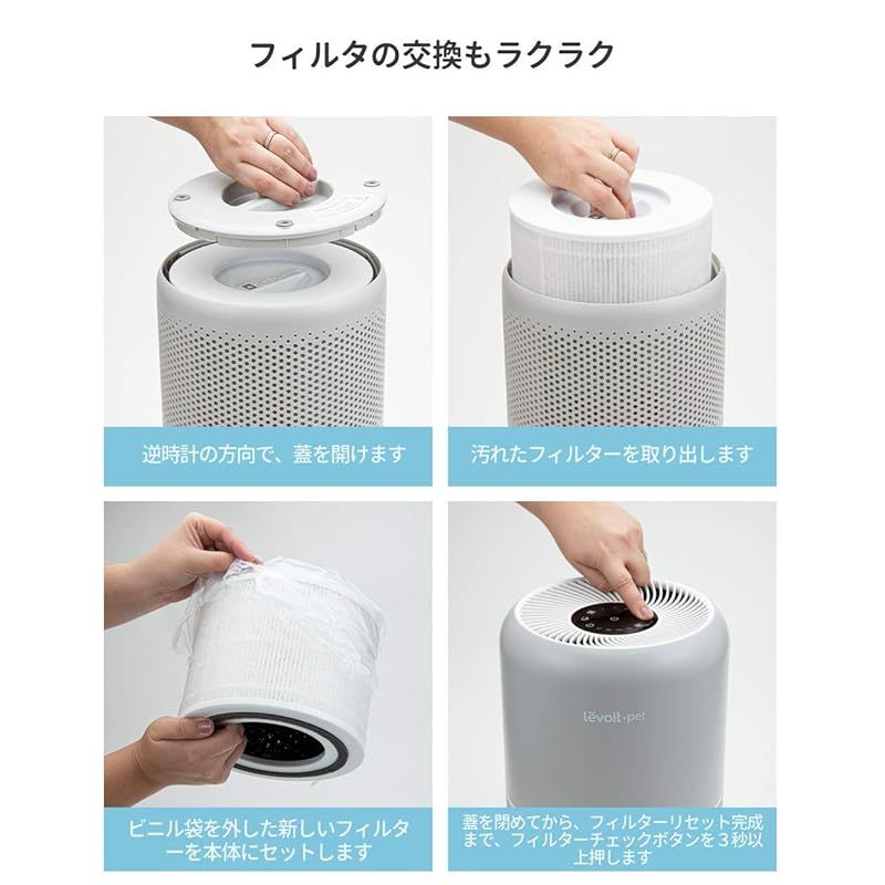 純正品】Levoit (レボイト) 空気清浄機 Core P350 交換用フィルター 除