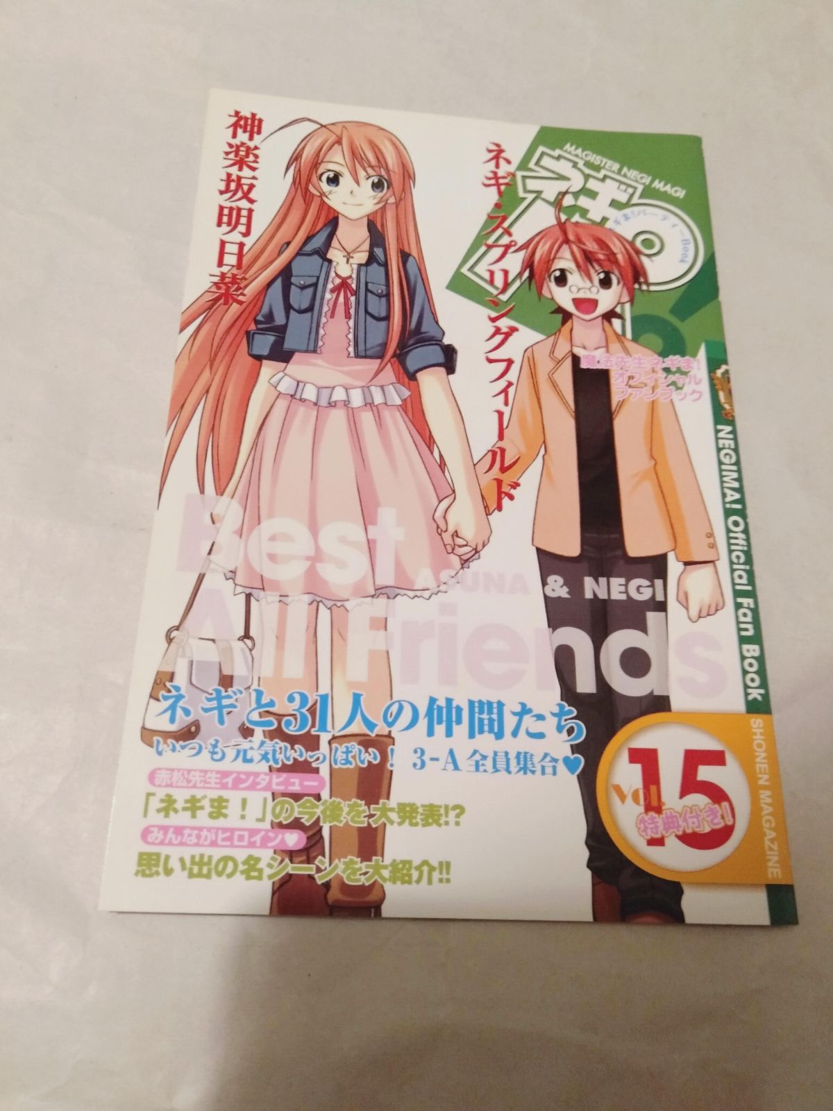 本】ネギま!パーティーBook ネギパ! 15 ネギ先生と31人の仲間たち