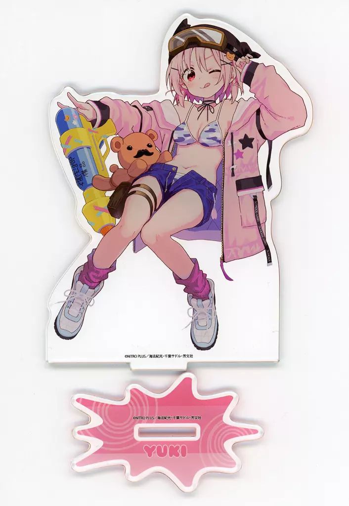 がっこうぐらし！ 丈槍由紀 アクリルスタンド　きららファンタジア 中古】アクリルスタンド・アクリルパネル 丈槍由紀(描き下ろしイラスト