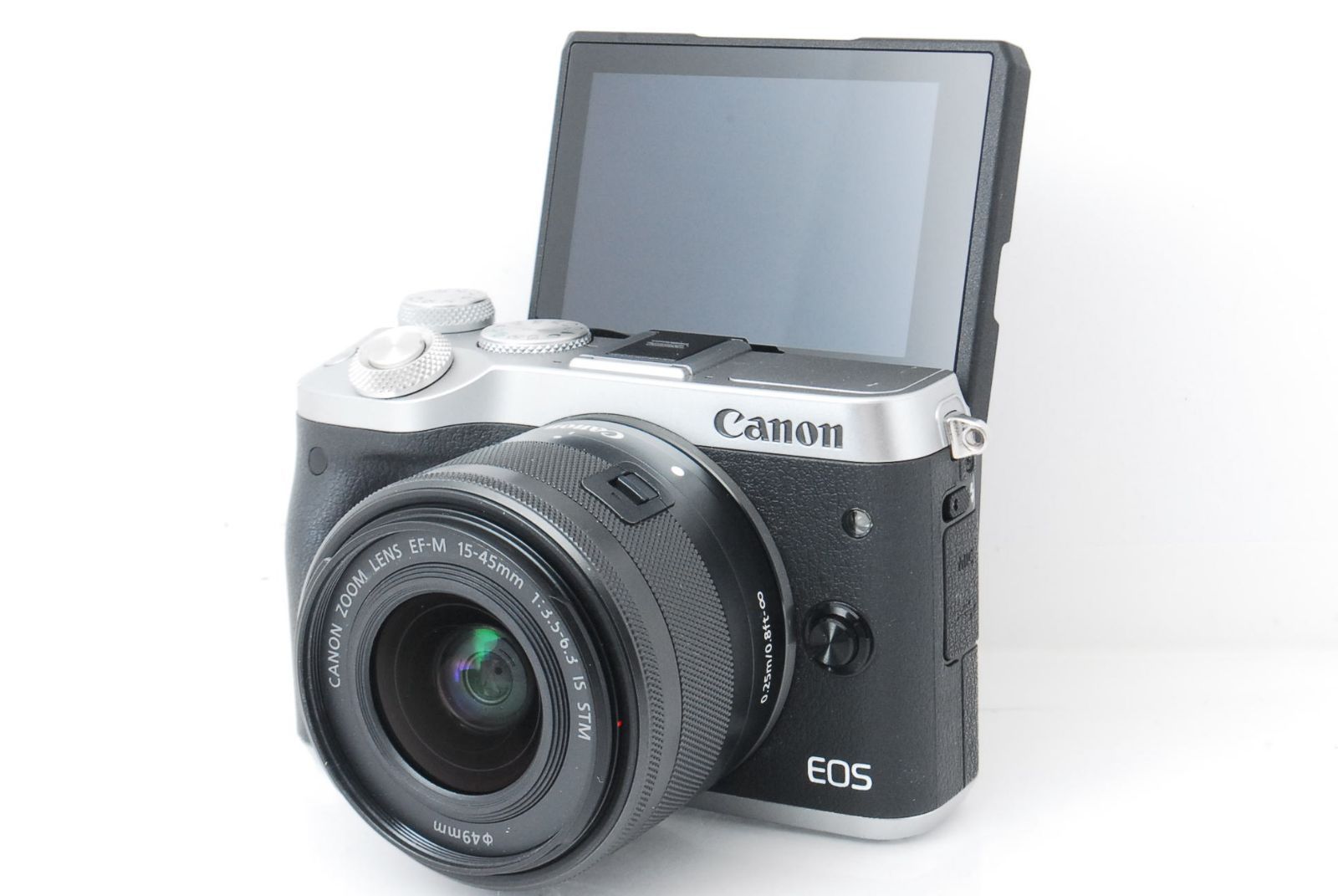 ☆クラシックオシャレミラーレス♪自撮り＋Wi-Fi機能☆キヤノン EOS M6