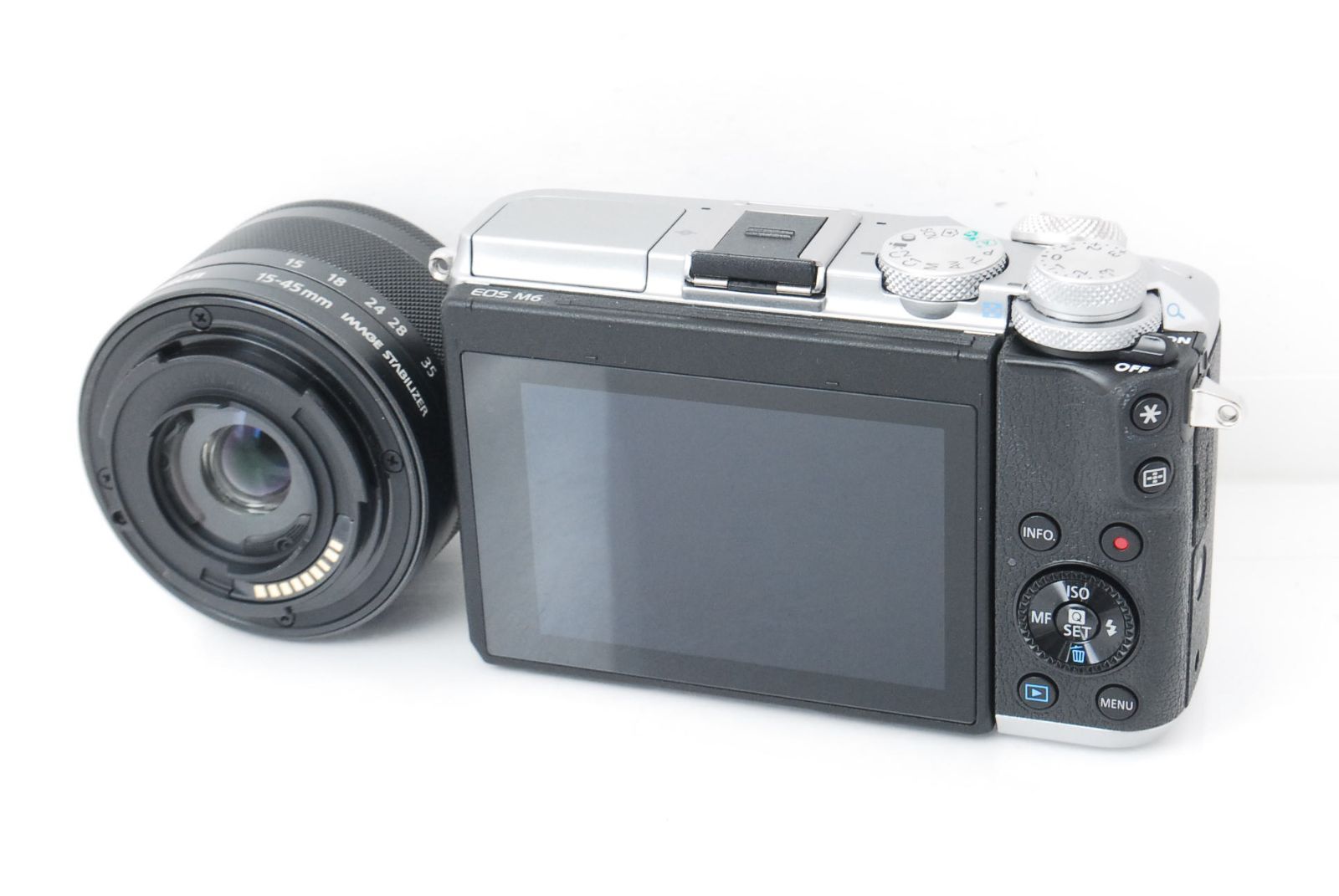 ☆クラシックオシャレミラーレス♪自撮り＋Wi-Fi機能☆キヤノン EOS M6