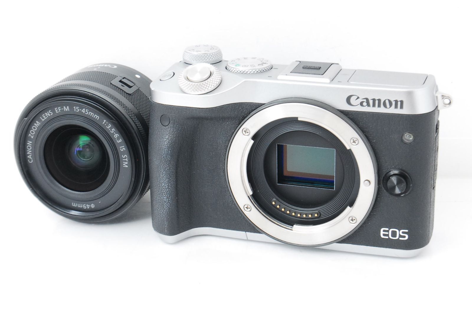 ☆クラシックオシャレミラーレス♪自撮り＋Wi-Fi機能☆キヤノン EOS M6