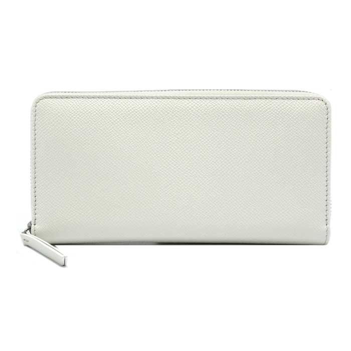 もとおさん✨メゾンマルジェラ 長財布 レザー 白 ラウンドジップ ステッチ ✨メゾンマルジェラ 長財布 Maison Margiela レザー 4ステッチ