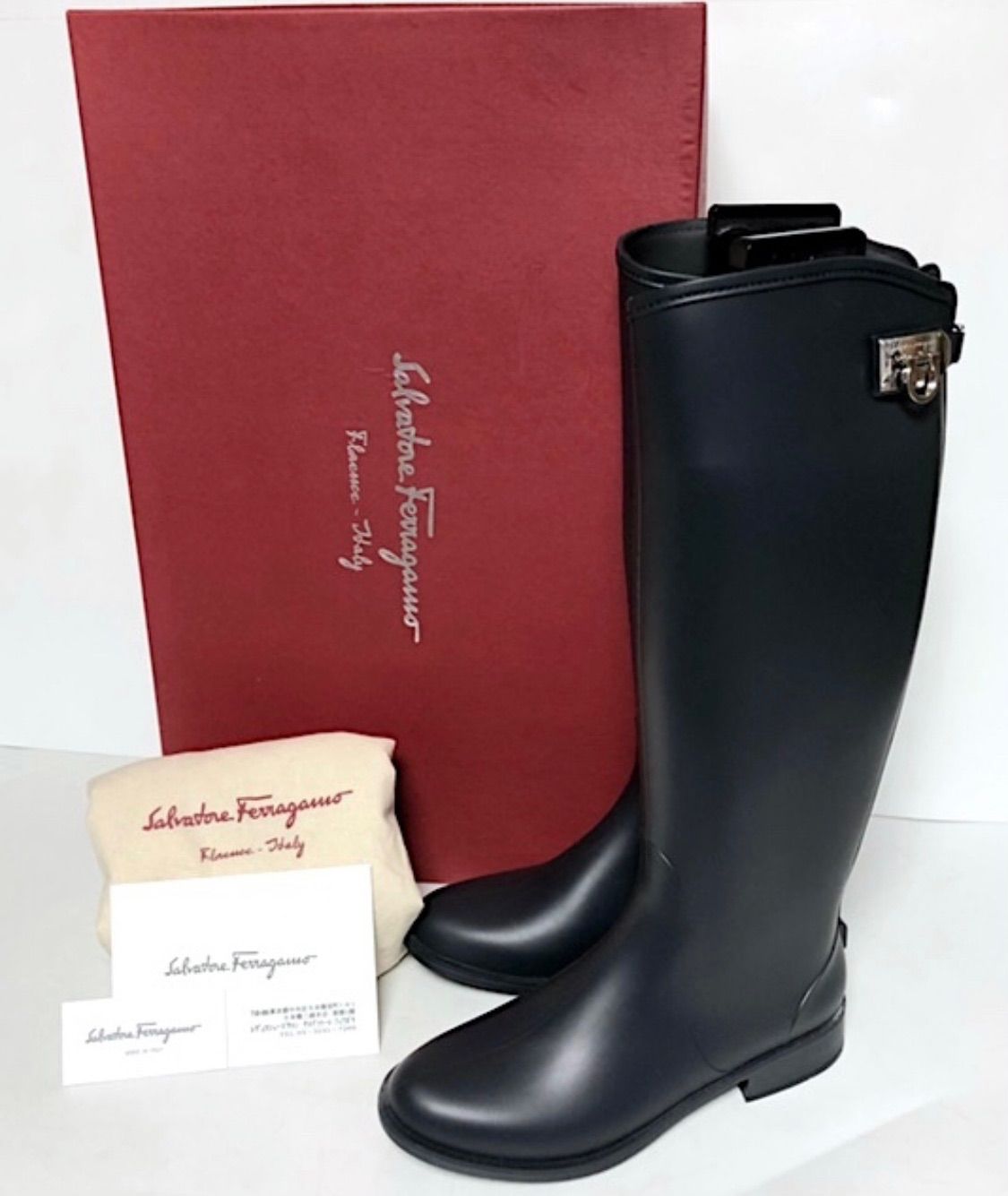 ワンランク上のレインブーツ！早い者勝ち！【ほぼ未使用】Salvatore
