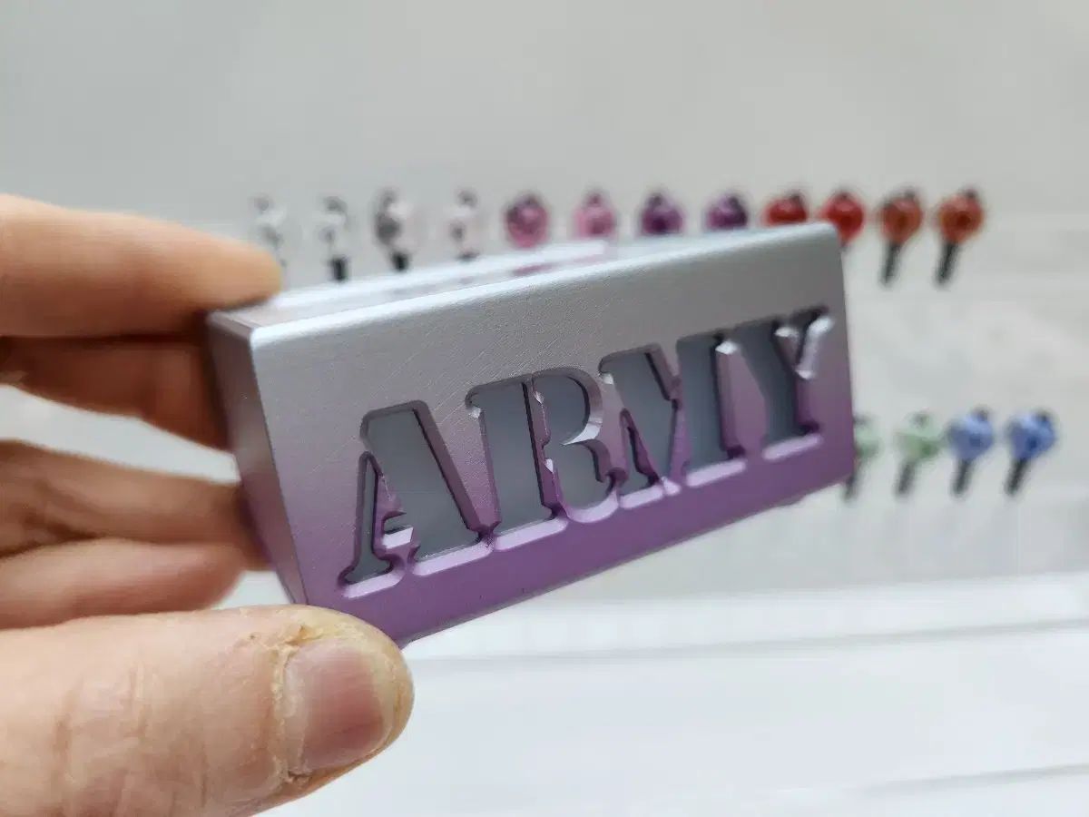 プレイモービル BTS + ARMY 照明が灯る小さなステージ