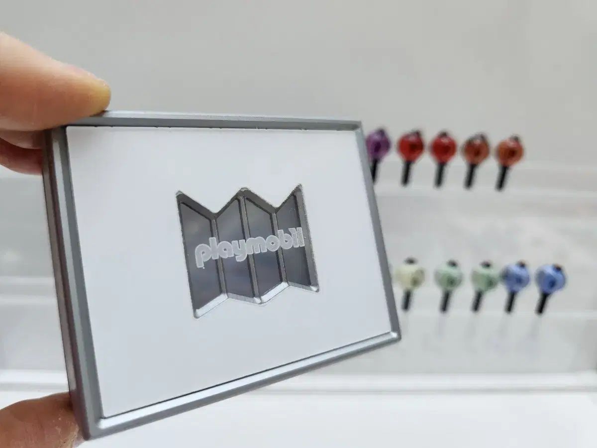 プレイモービル BTS + ARMY 照明が灯る小さなステージ