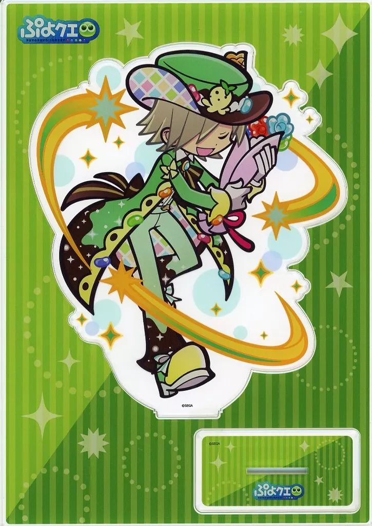 ぷよぷよ ぷよぷよクエスト ぷよクエカフェ BIG アクリルスタンド レムレス 中古】アクリルスタンド・アクリルパネル レムレス BIGアクリル