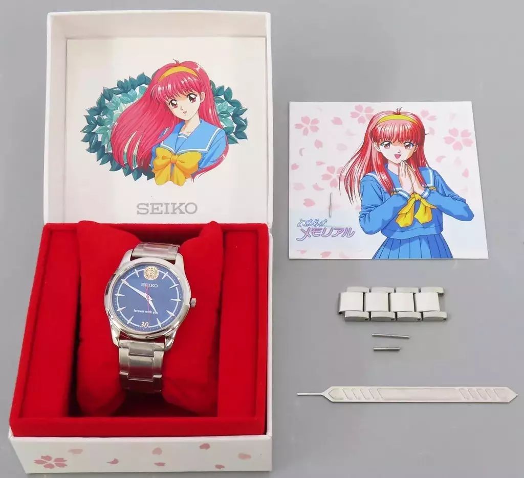 懐中時計･腕時計 藤崎詩織 30周年記念ウオッチ Lサイズ ときめきメモリアル SEIKO
