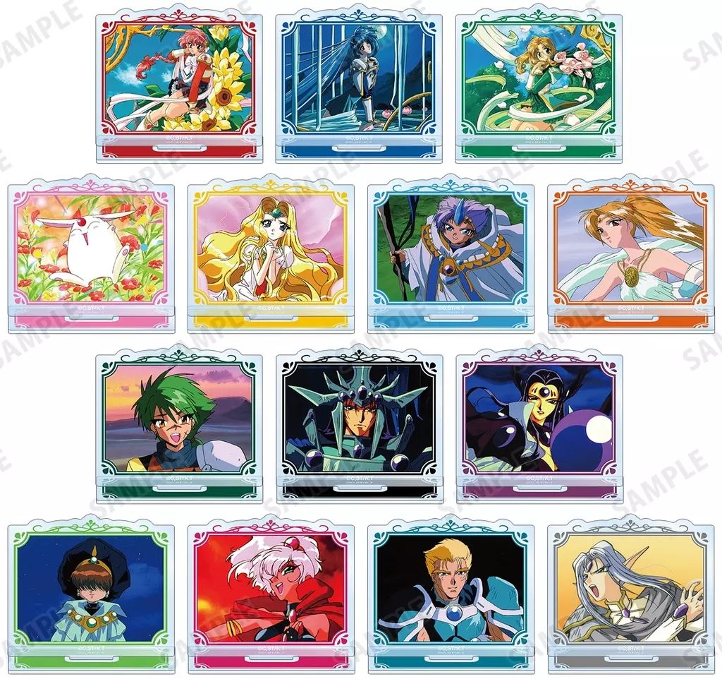 アクリルスタンド アクリルパネル 全14種セット 魔法騎士レイアース トレーディングアクリルスタンド