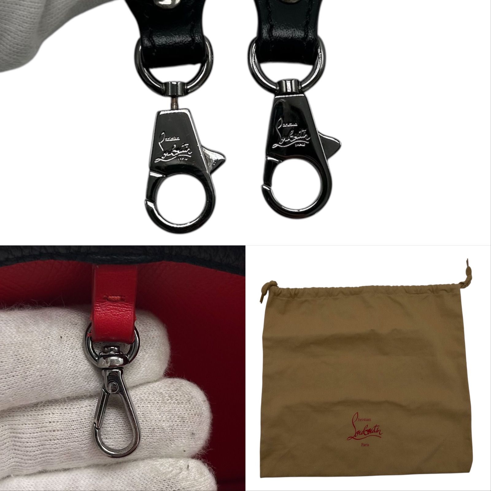 Christian Louboutin クリスチャンルブタン カバタ ハンドバッグ 2way