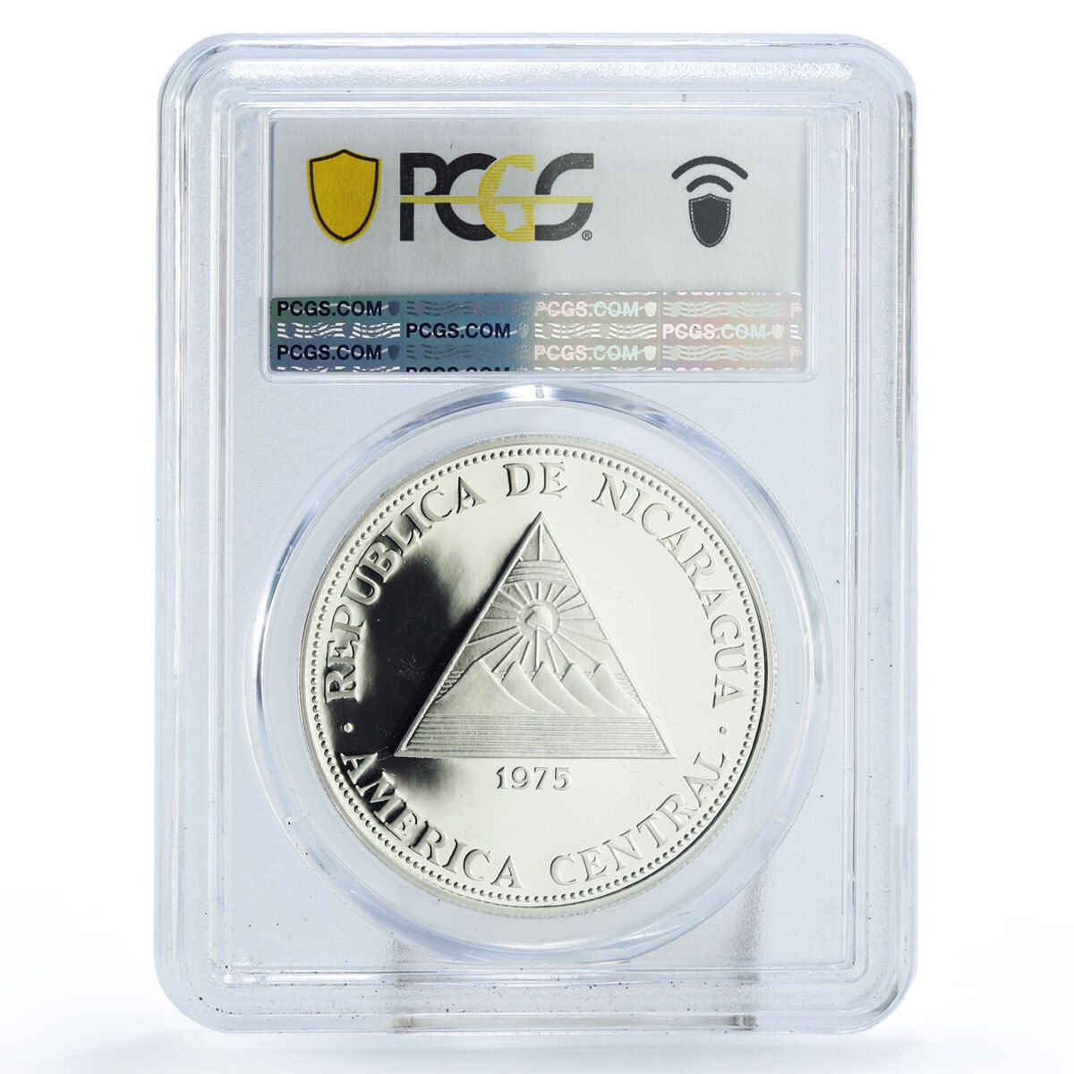 ニカラグア 100コルドバ地震感謝世界PR67 PCGS銀貨1975年 - メルカリ