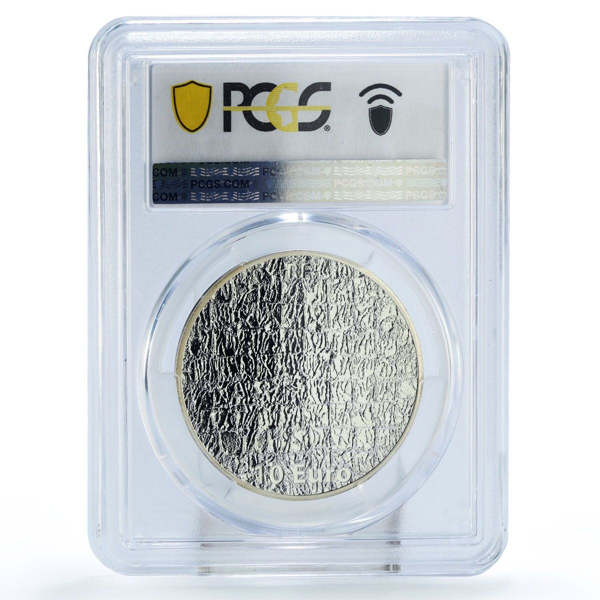 フランス 10ユーロ 画家イヴ クライン ブルーハンドアート PR 68 PCGS 銀貨 2012年