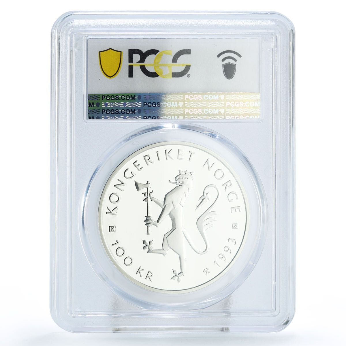 ノルウェー 100クローネ 世界自転車選手権 サイクリスト PR67 PCGS