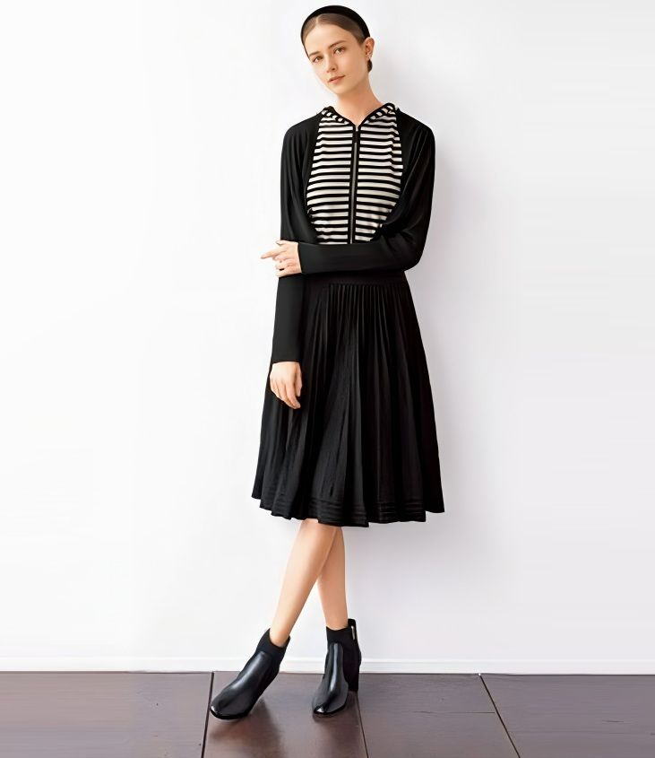 極美品'22年商品 FOXEY/フォクシーブティックKnit Skirt(Stream