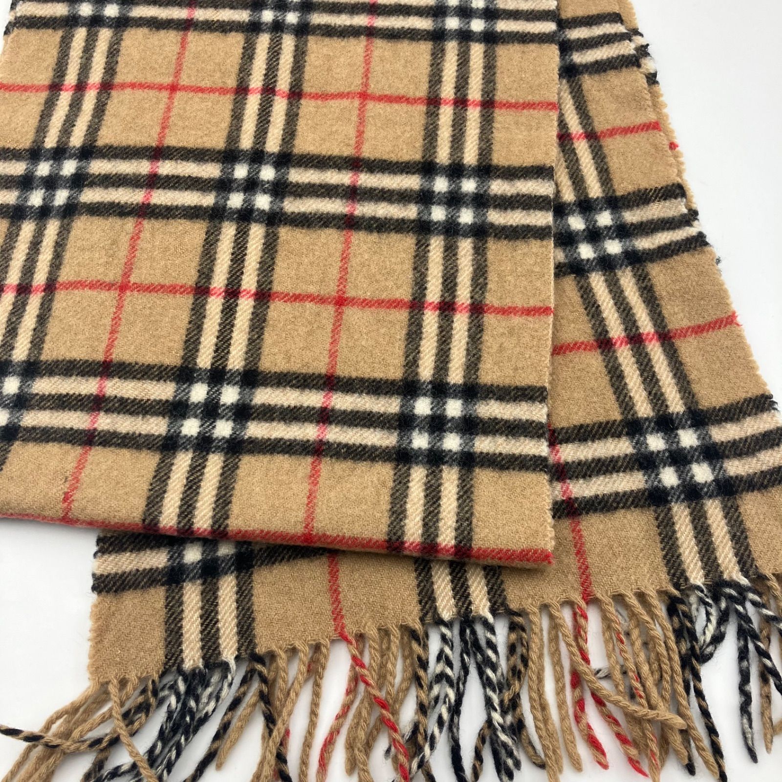 BURBERRY バーバリー マフラー フリンジ ノバチェック ストール