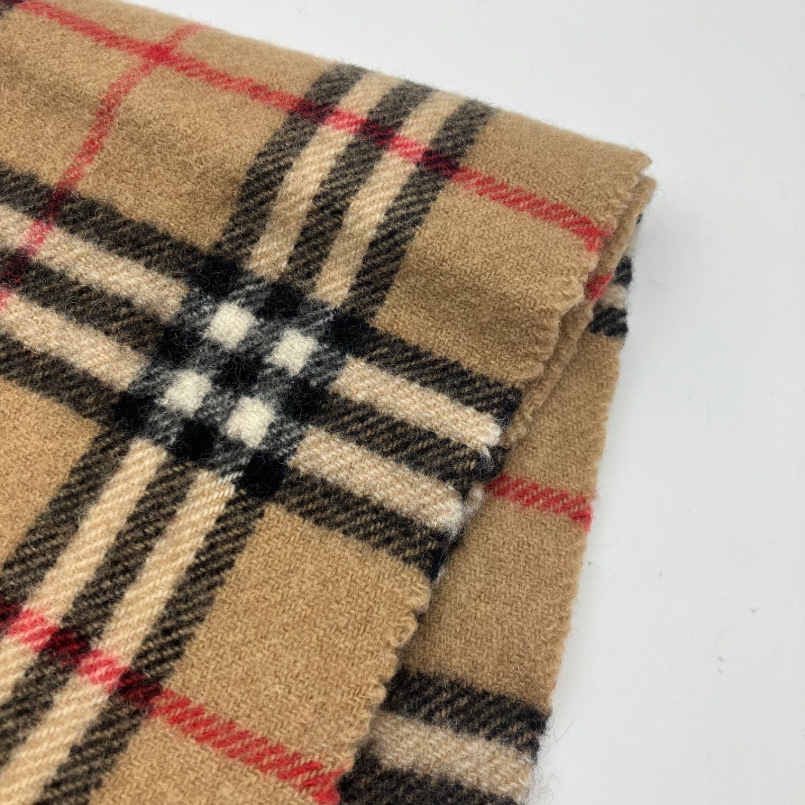 BURBERRY バーバリー マフラー フリンジ ノバチェック ストール