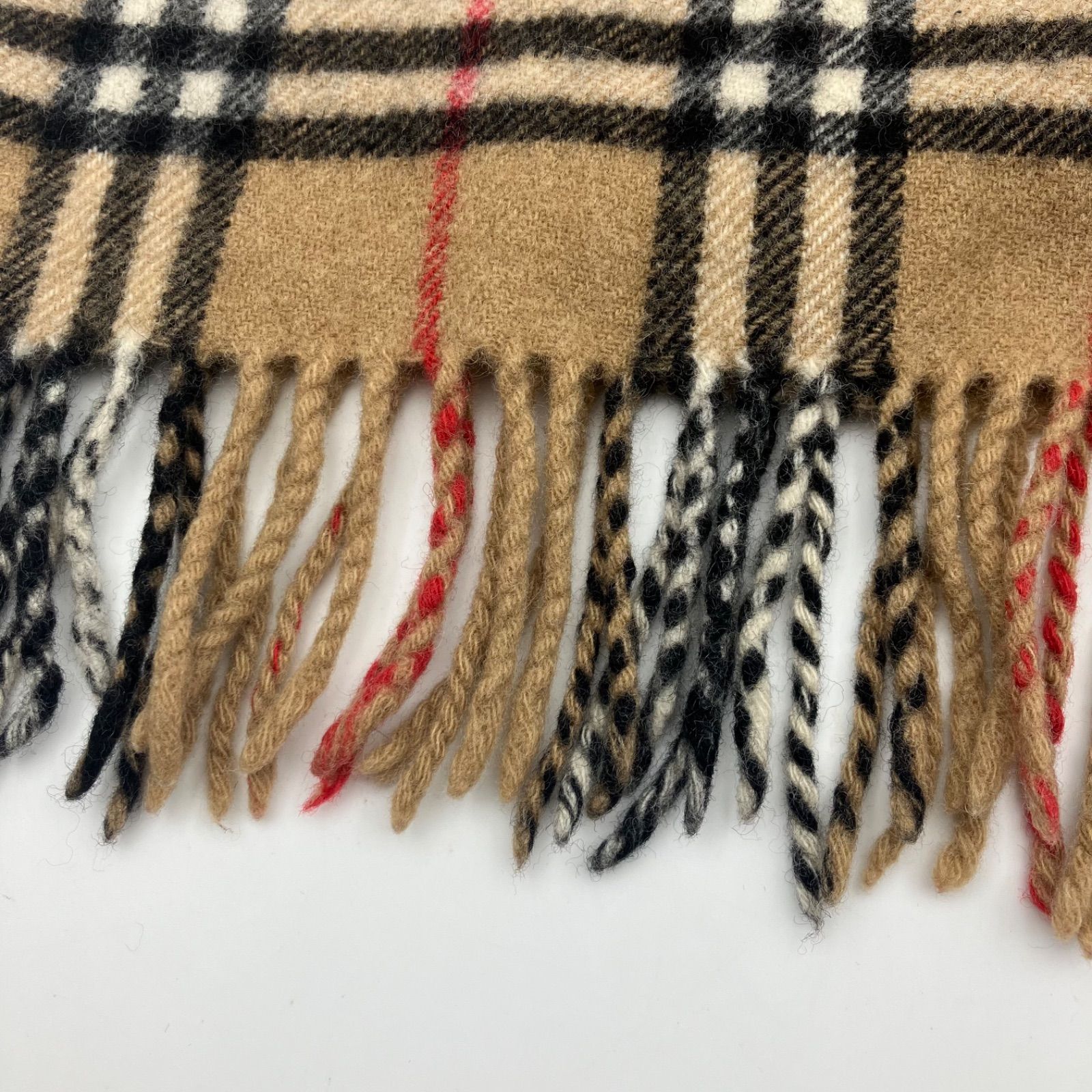 BURBERRY バーバリー マフラー フリンジ ノバチェック ストール