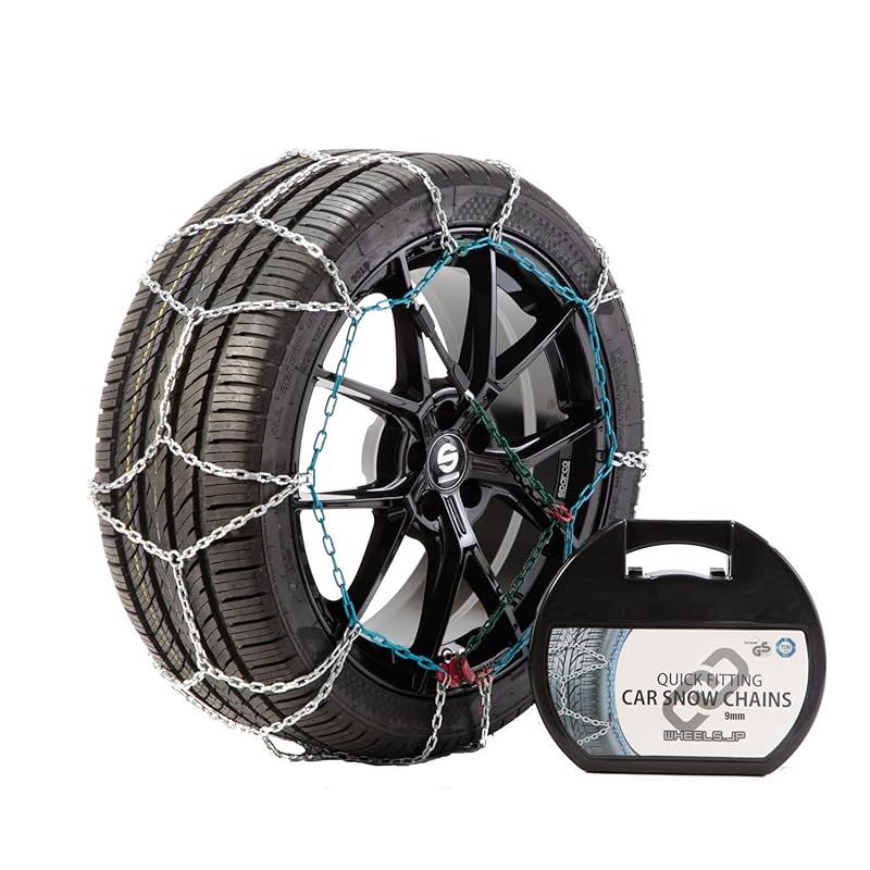 バイク wheels(ホイールズ) タイヤチェーン 亀甲型 ジャッキアップ不要