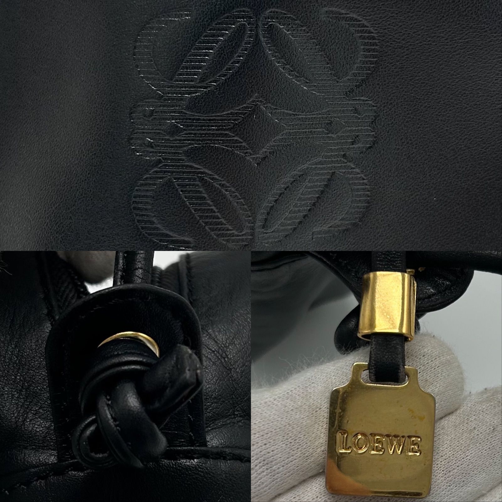 美品 LOEWE ロエベ アナグラム ショルダーバッグ 肩掛け 斜めがけ ロゴ