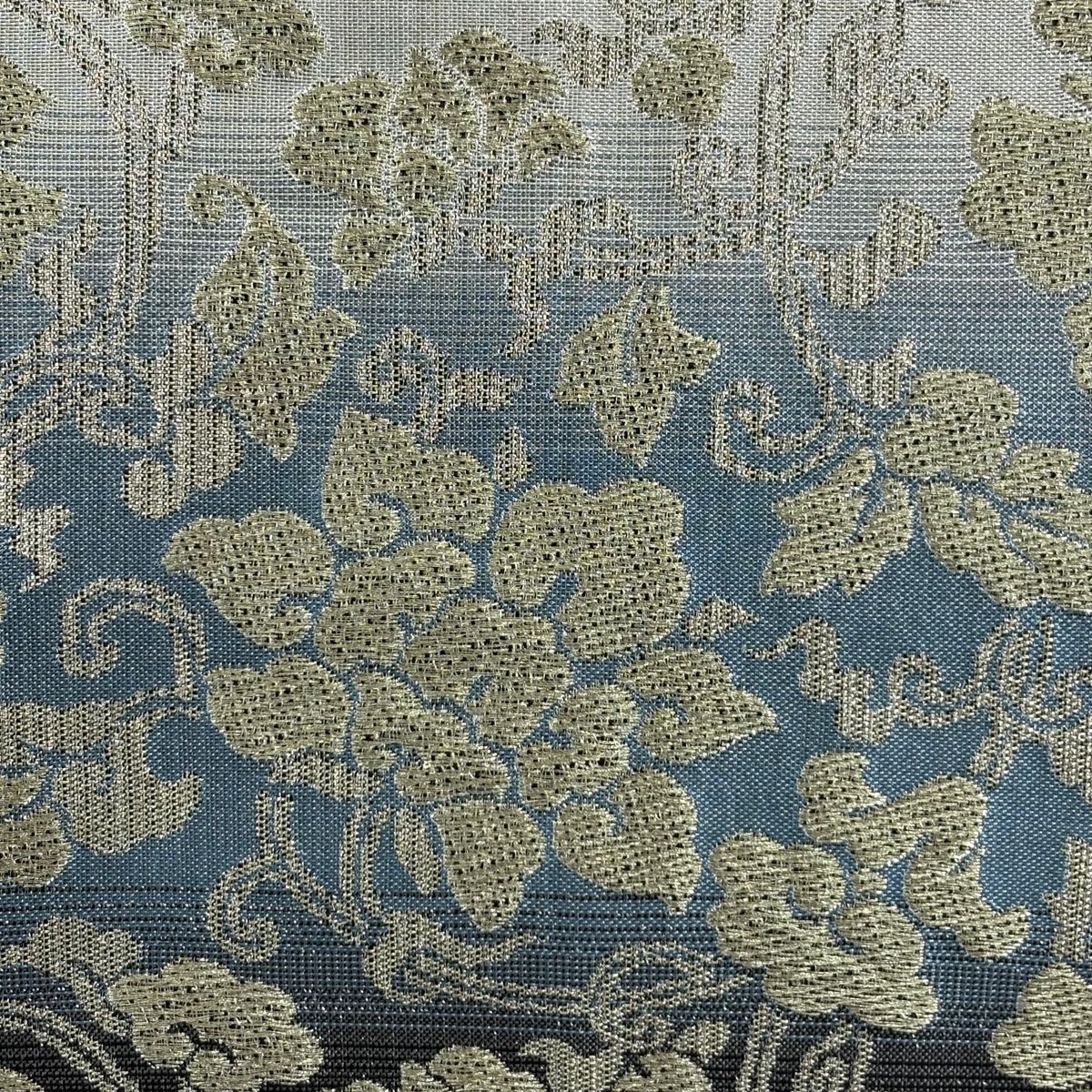 袋帯 秀品 牡丹唐草 金糸 灰色 全通 正絹 【中古】 - メルカリ