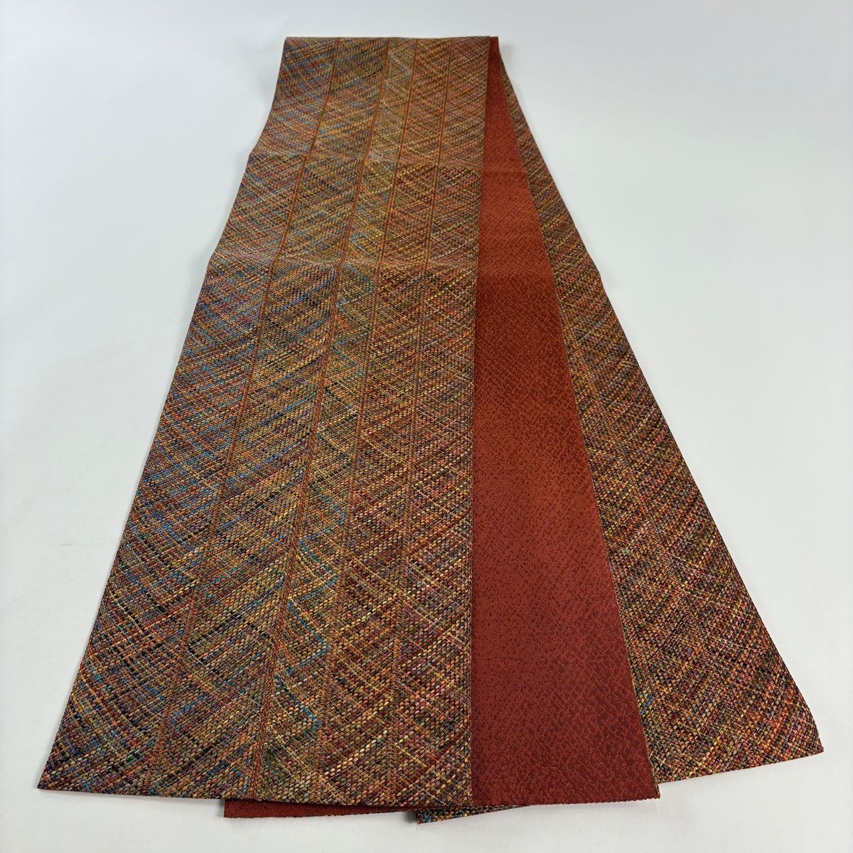 斜め格子 オレンジ