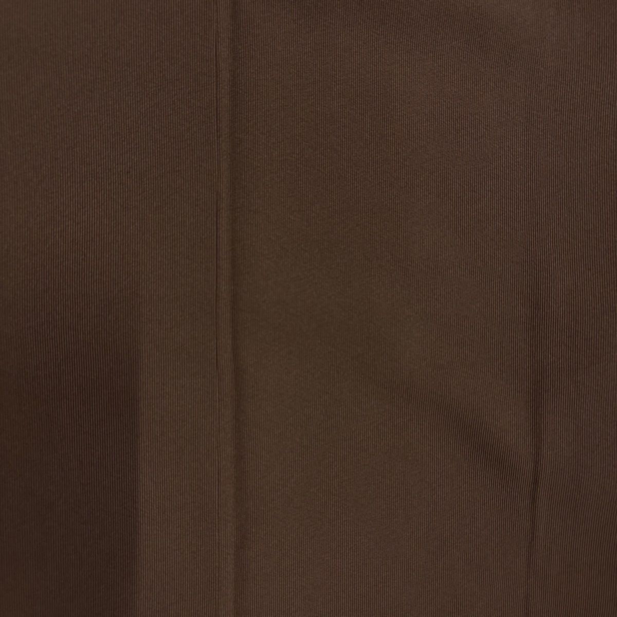 江戸小紋 袷 正絹 万筋 廣瀬雄望 一ツ紋 洒落柿色 身丈152裄63.5 江戸