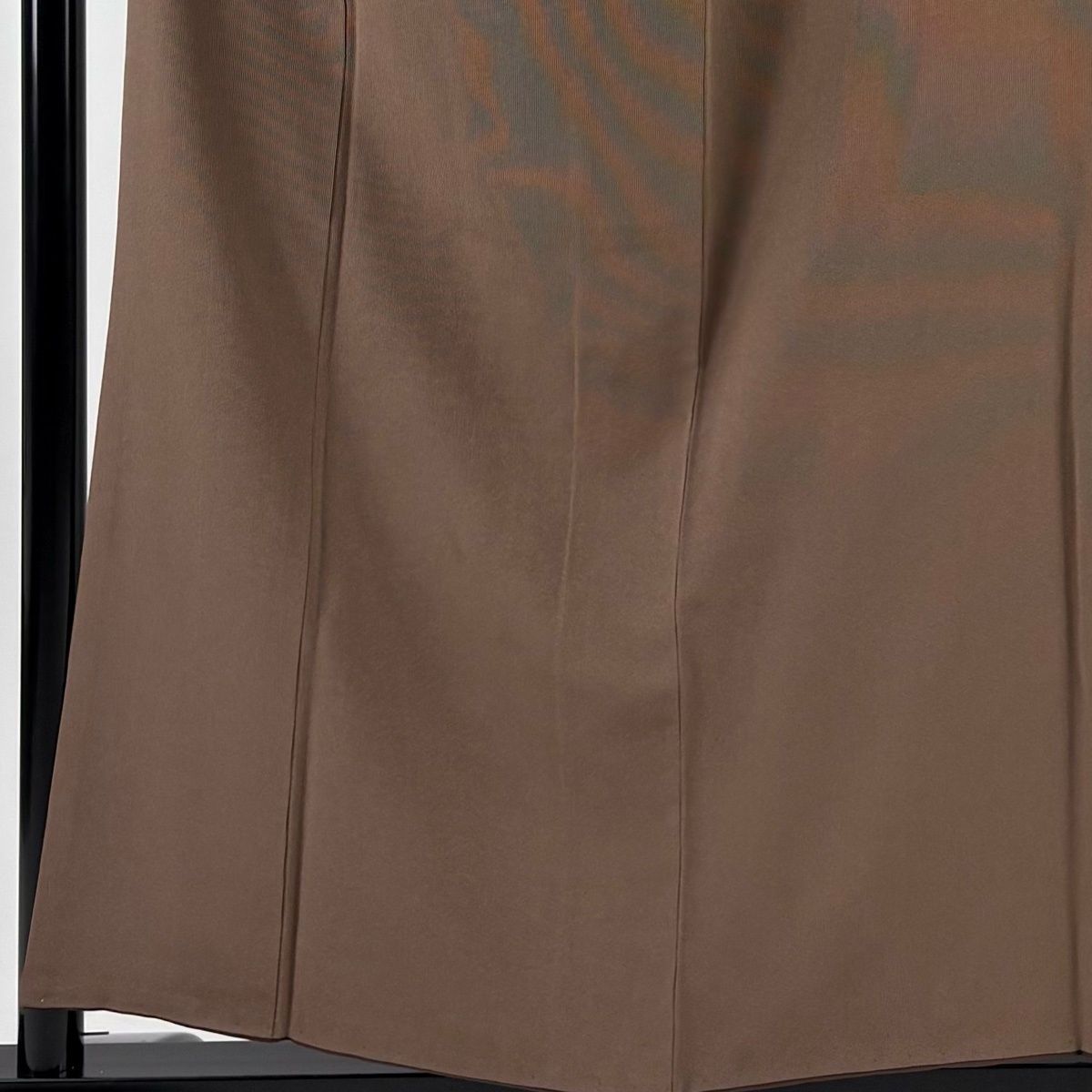 江戸小紋 身丈156.5cm 裄丈63.5cm S 袷 万筋 茶色 正絹 名品 一つ紋