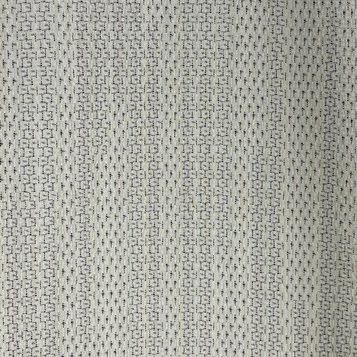 美品】 お召 身丈168cm 裄丈67.5cm L 単衣 本塩沢 やまだ織 証紙 縞