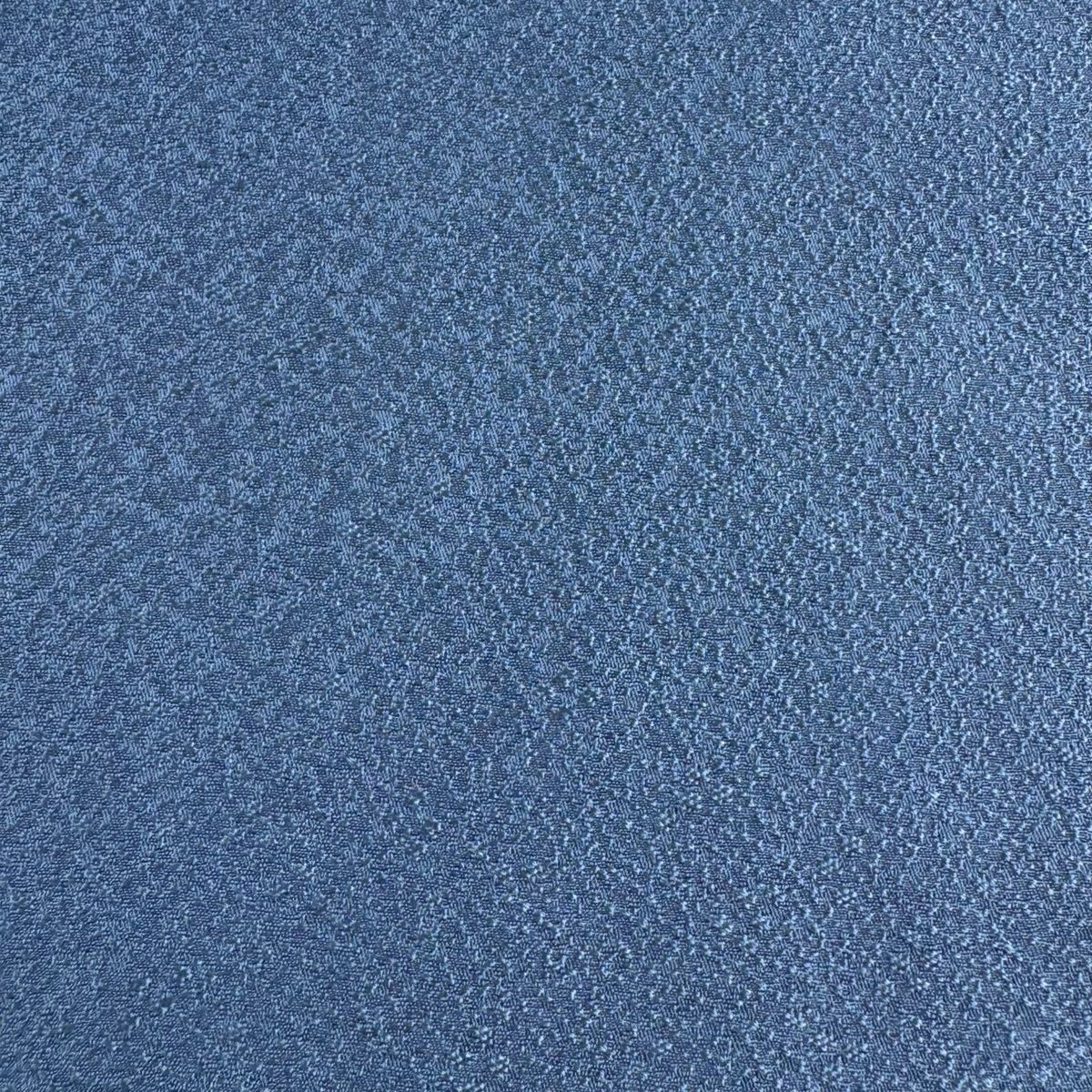 反物 秀品 色無地 一つ紋 地紋 青灰色 正絹