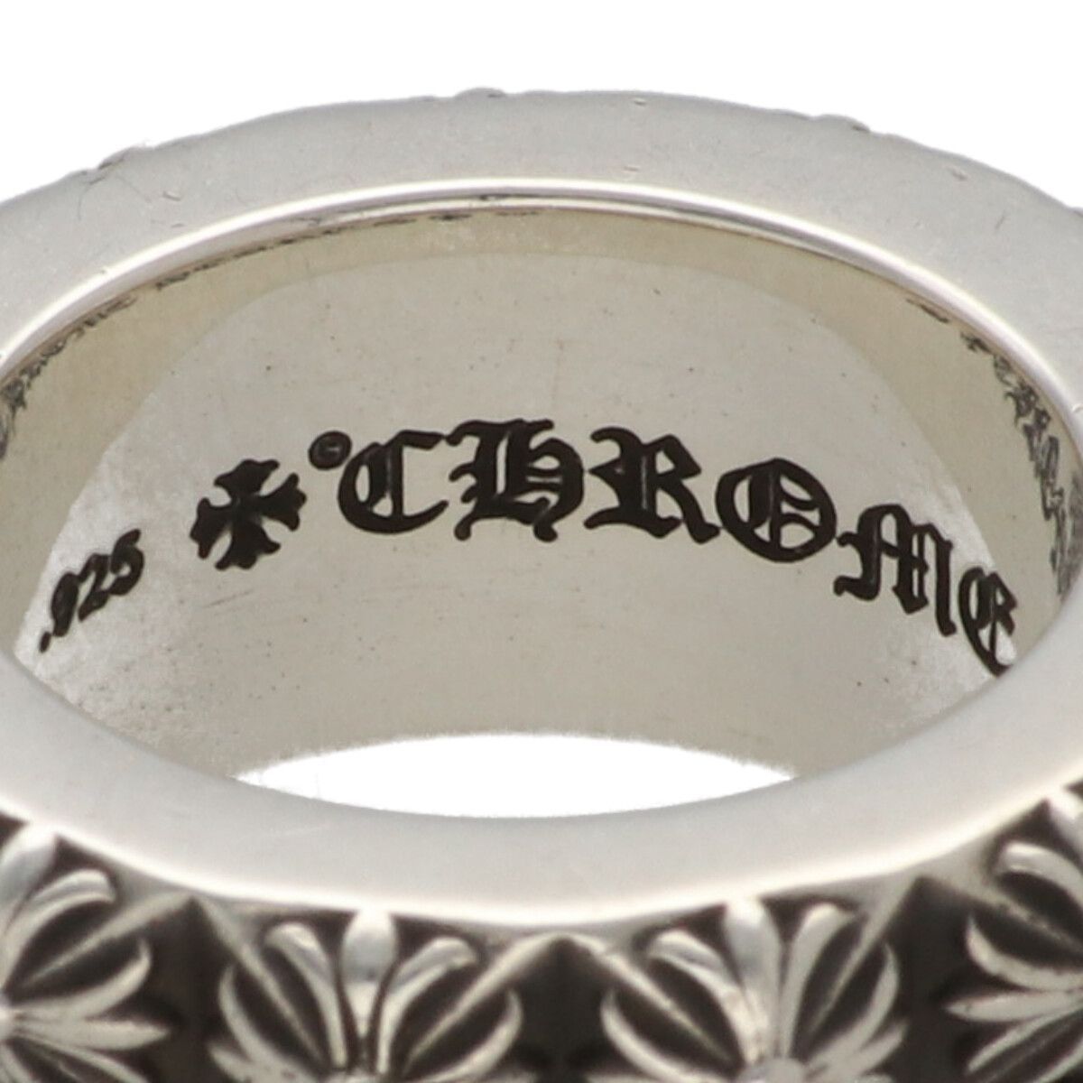 中古】 CHROME HEARTS クロムハーツ ピートパンクダブルロウリング 22 