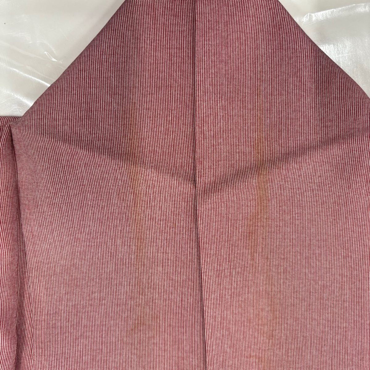 江戸小紋 身丈155cm 裄丈65cm M 袷 落款 万筋 ピンク 正絹 秀品 一つ紋